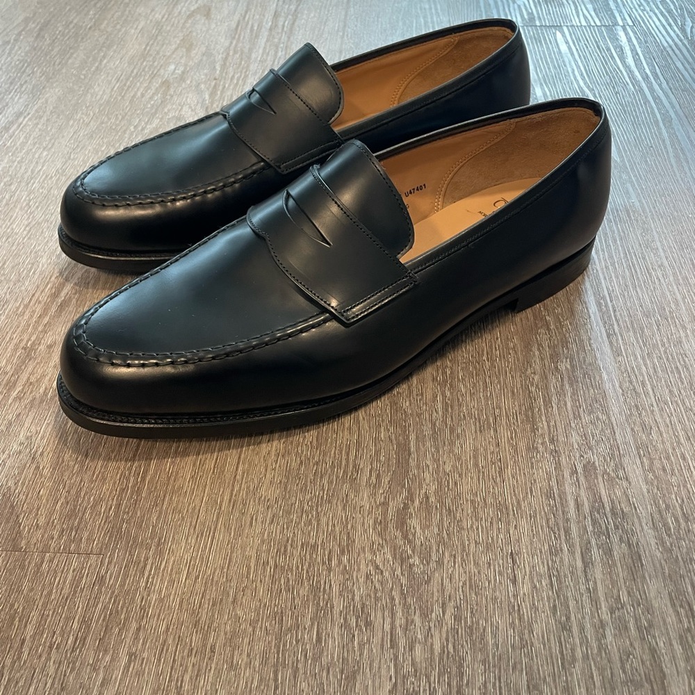 Crockett & Jones Boston Loafers with City rubber sole